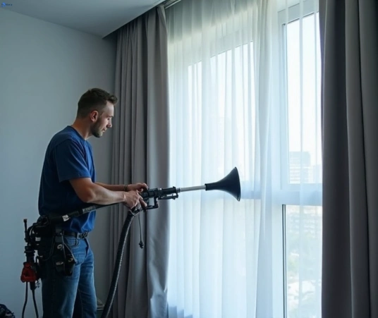 Professional curtain stain removal process equipment Matty Curtain Cleaning enmore-nsw