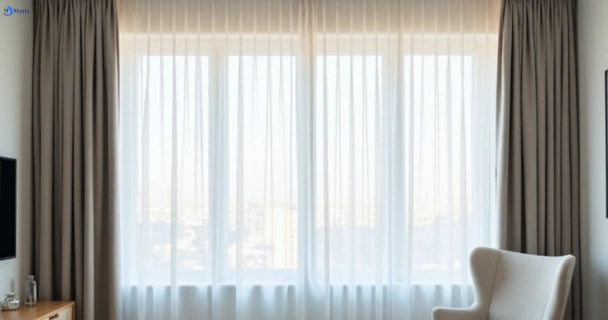 Freshly steam cleaned curtains in enmore-nsw QLD